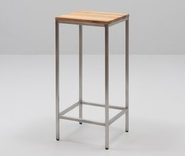 Stehtisch Eiche 50x50