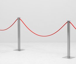 Absperrständer Rot