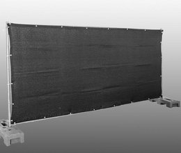 Gaze für Absperrzaun mit Sockel, Breite: 3,50 m, Höhe: 2,00 m