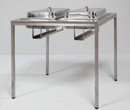 Bufettisch Chafing 80x80 Edelstahl