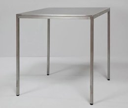 Buffettisch hoch 80x80 Edelstahl