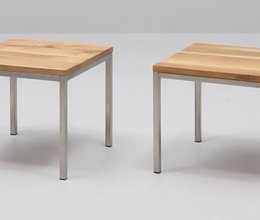 Couchtisch Eiche 50x50