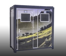 WC-Duo-Container, BUNT