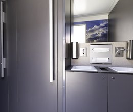 WC-Container Exklusivausführung, (Damen innen)