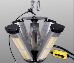 LED Luster (dimmbar), 4 Module á 150 Watt