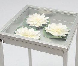 Stehtisch 50x50 Glas und Wanne