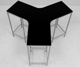 Stehtisch Fluctus 360 schwarz