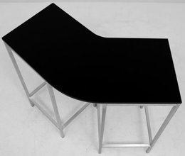 Stehtisch Fluctus 45 schwarz