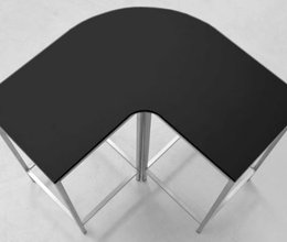 Stehtisch Fluctus 90 schwarz