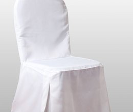 Stuhl-Husse, weiß, für Bankettstuhl