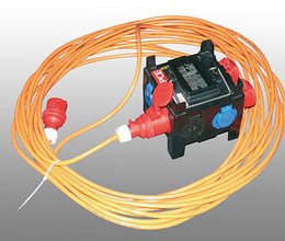 Subverteiler 16 Amp mit 20 m Kabel