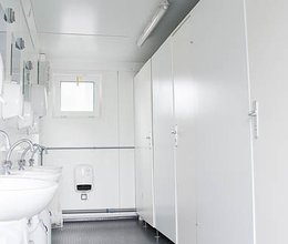 WC-Container Damen, innen